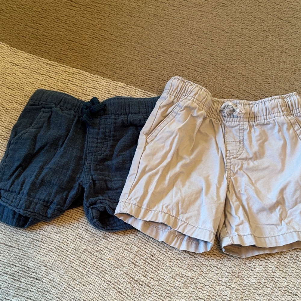 Kids' Navy and Grey shorts Set